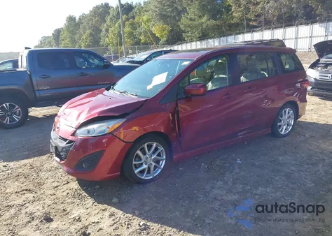 2012 Mazda Mazda5 Grand Touring from USA, damaged, VIN JM1CW2DL1C0142549